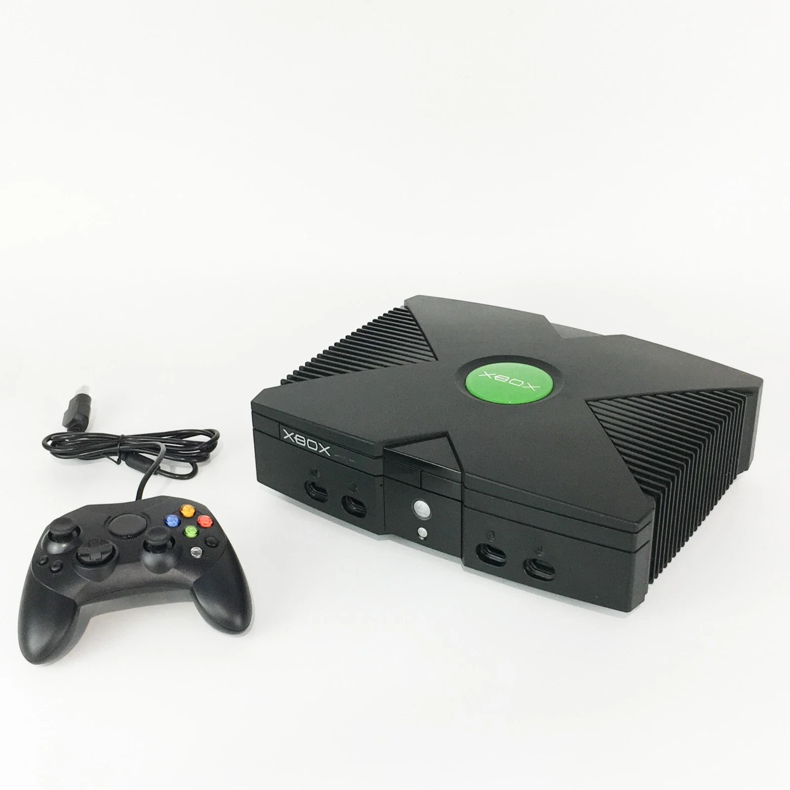 Microsoft Xbox Original Black Console PAL UK - Full Setup - Picture 1 of 9