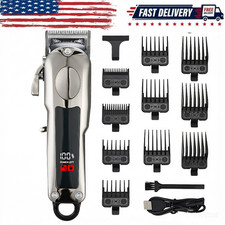 NEW Professional Hair Clippers for Men, Cordless Barber Clippers and Trimmer Set