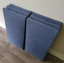 6 English Channel Sound Absorbing Acoustic Wall Panels SET of 6