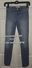 Abercrombie Kids Girls Pull-on Jeggings Size 11/12 Elastic Waist