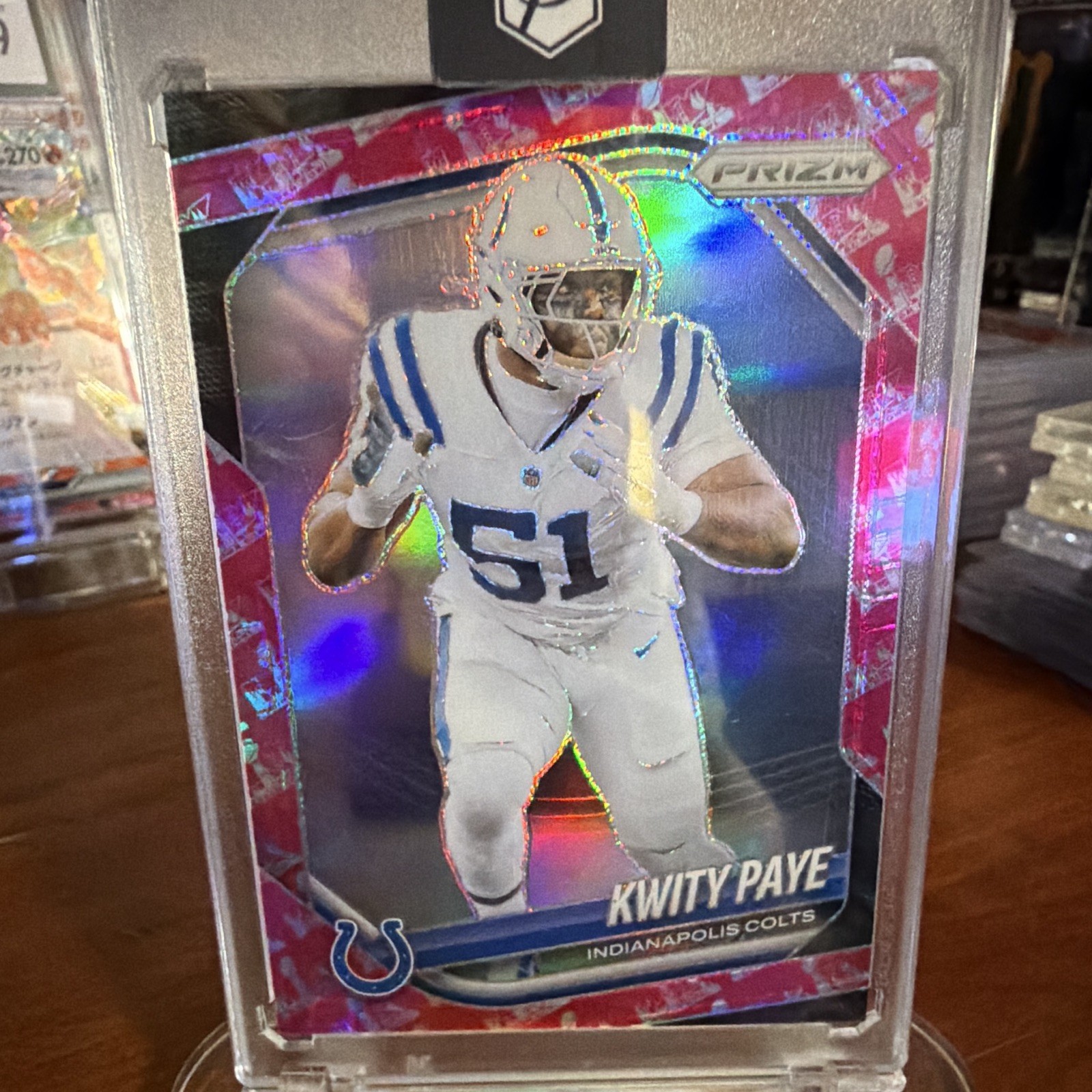 Panini 2025 Prizm Kwity Paye Indianapolis Colts #286 Super Bowl LX /60