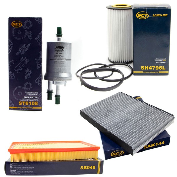 Filter Set SCT Kraftstoff- ÖL- Luft- Innenraum- FüR VW New Beetle 2.5 150 PS-image