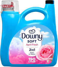 Downy Liquid Fabric Softener, April Fresh 2-In-1 Fresh & Soft, 140 Fl Oz, 190 Lo 0.13 per gallon