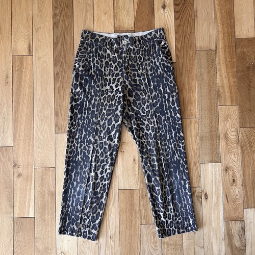 Hysteric Glamour, VTG Hysteric Glamour Womens Leopard Animal Print Cropped Pants Size Small