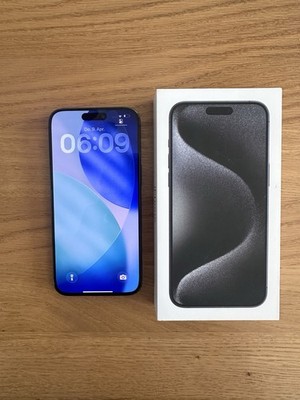 iPhone 15 Pro Max 100% 256GB Titan Schwarz OVP  TOP Zustand  Blitzversand 