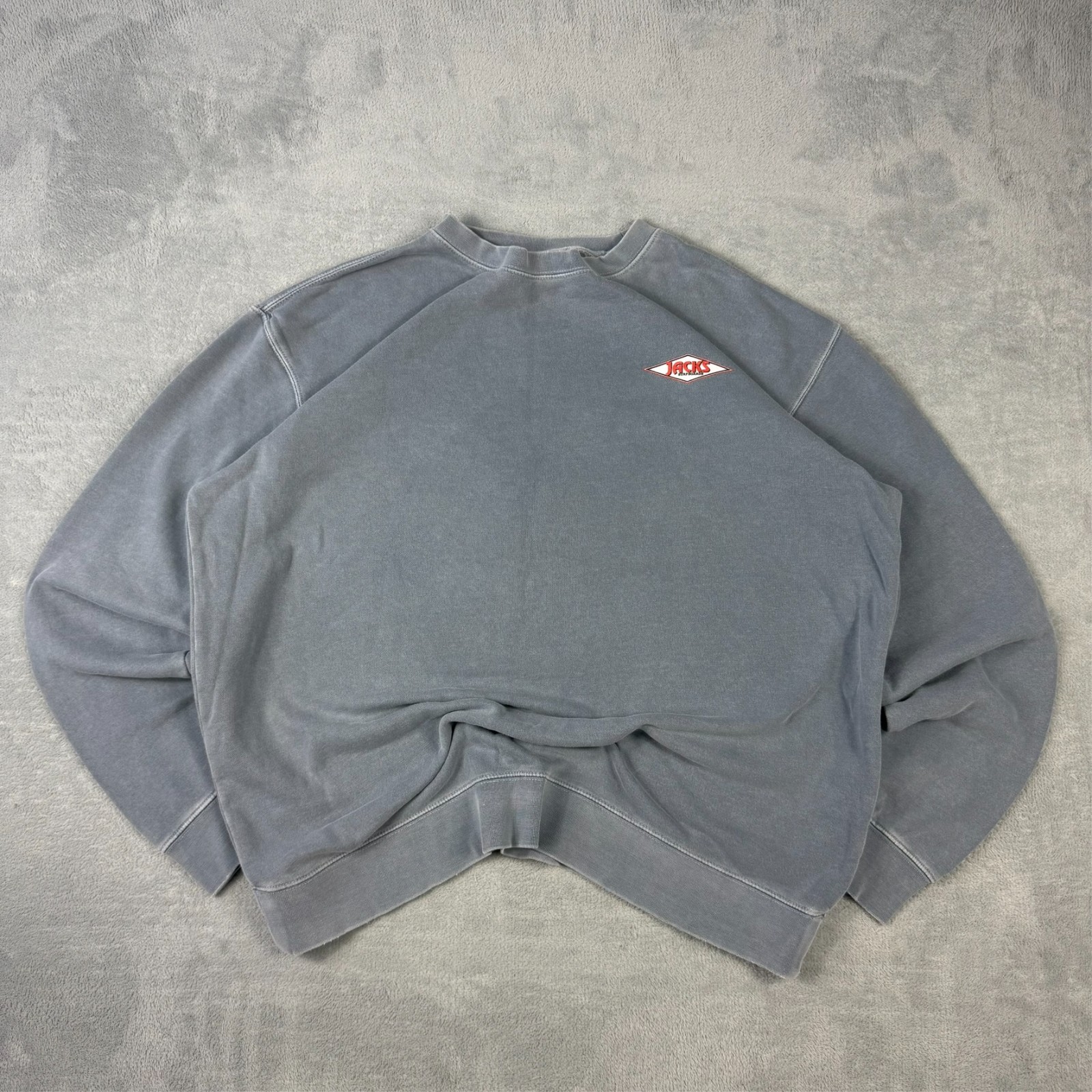 Vintage Jacks Surfboards 2000's Y2K Blue California Surfing Size 2XL Sweatshirt image 3