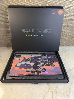 Haute42 Leverless Controllee Arcade Stick: Hautw 42 C-AT Black Leverless Arcade