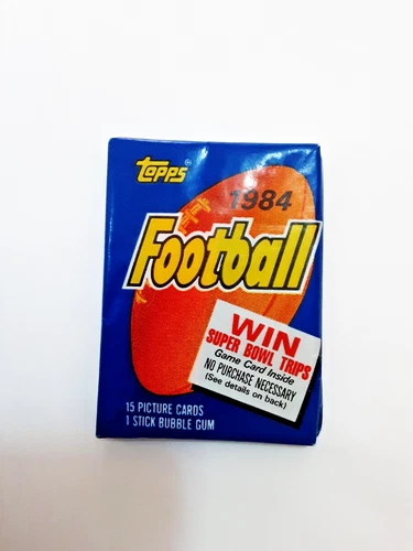 1984 TOPPS FOOTBALL Wax Pack Unopened Elway, Marino, Dickerson Rookies Possible