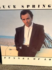 BRUCE SPRINGSTEEN TUNNEL OFLOVE ALBUM FLAT DOUBLE SIDED PROMO DISPLAY POSTER