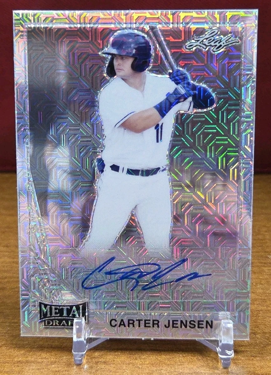2021 Leaf Metal Draft - Carter Jensen #LA-CJ1 for sale | eBay