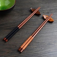 Chinese Chopsticks Wooden Bamboo Stir Fry Party Reusable Japanese Traditional
