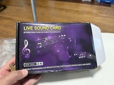 GAX-X6 Live Sound Card Dual Mobile Phone Computer