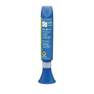 12 Stk. Weicon Flächendichtung LOCK  AN 305-18 rot 50 ml Pen