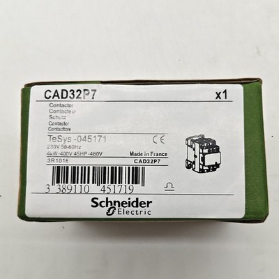 1pc New Schneider CAD32P7 230V 50/60Hz Control relay Quality assurance