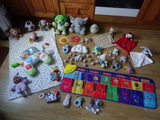 Bundle 28 x Plush Soft Toys Baby & Pre-school/Young Children - inc. Musical Mat