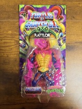 Mattel MOTU TMNT Turtles Of Grayskull Rattlor Carded Action Figure