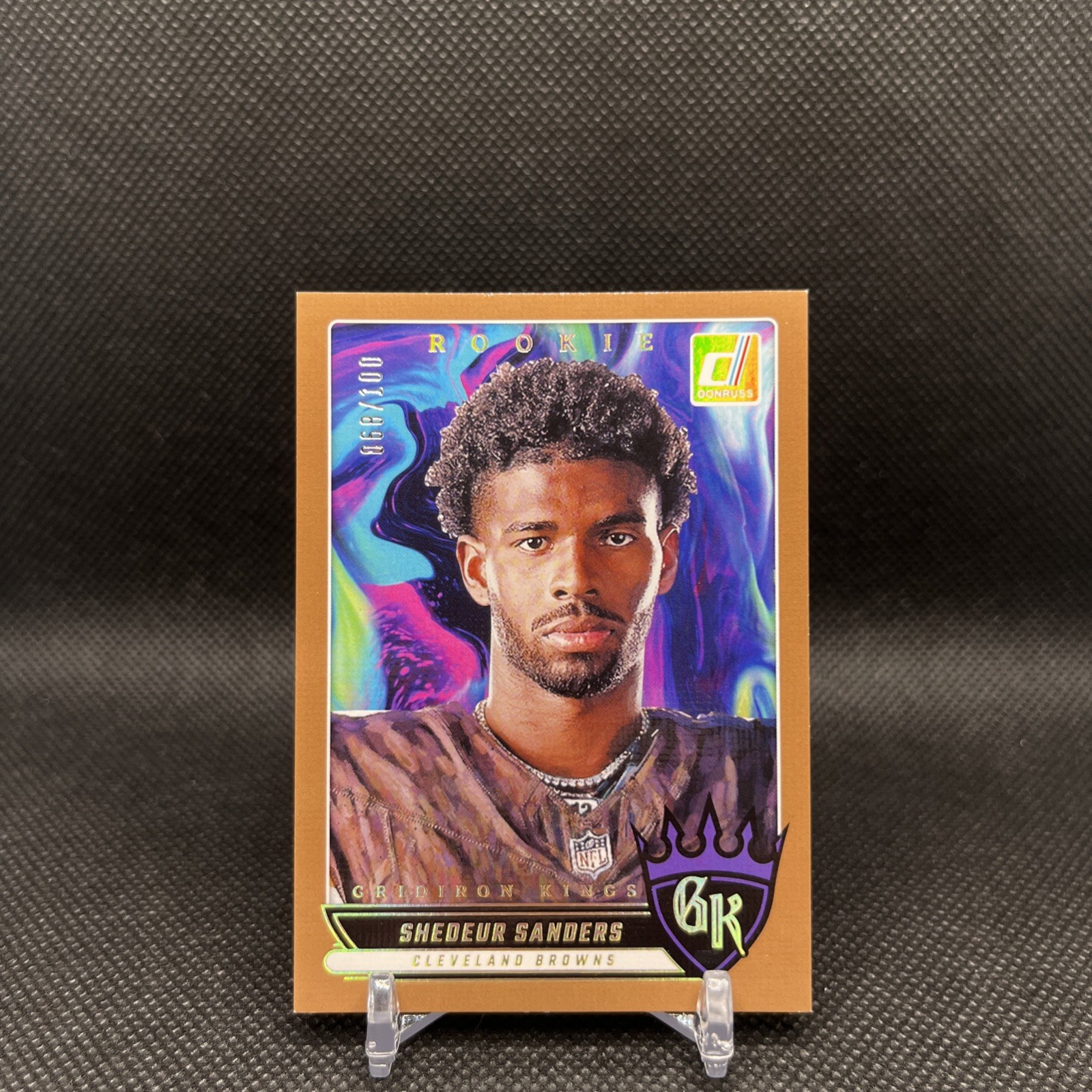 2025 Panini Donruss- Shedeur Sanders Rookie Gridiron Kings /100 #RGK-SSS