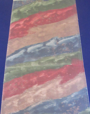 Hikihaku See Pic Woven Wagara Japanese Obi Fabric Silk 33'' L #430A