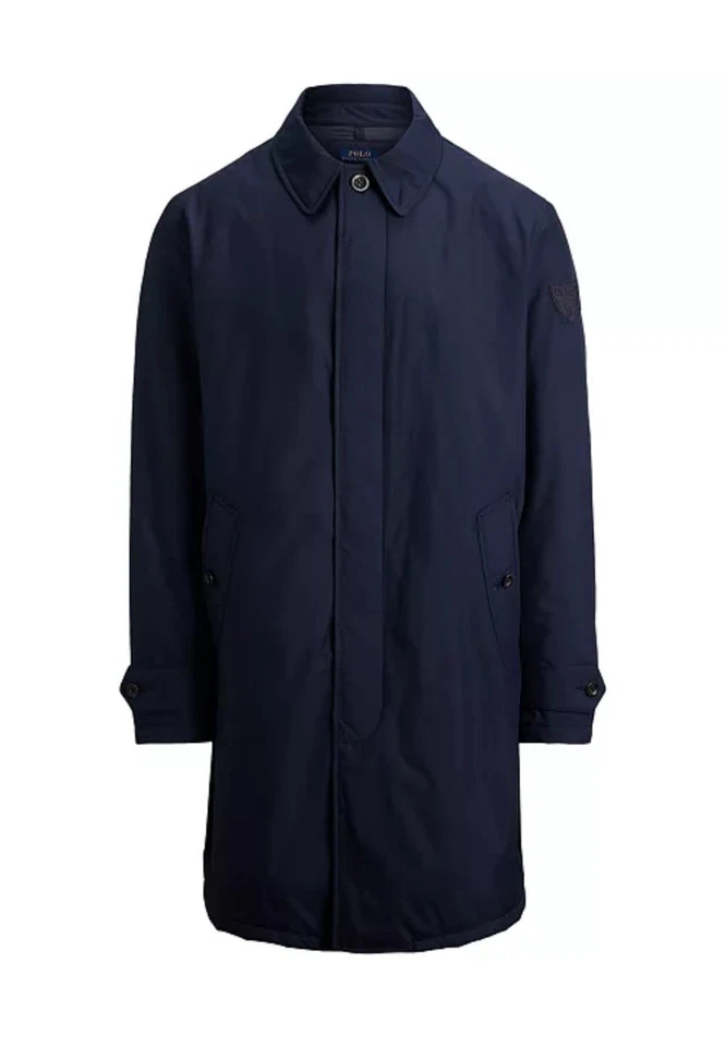 Polo Ralph Lauren Packable Walking Trench Coat Men Size 2XL Jacket Navy Blue - Image 2 of 4