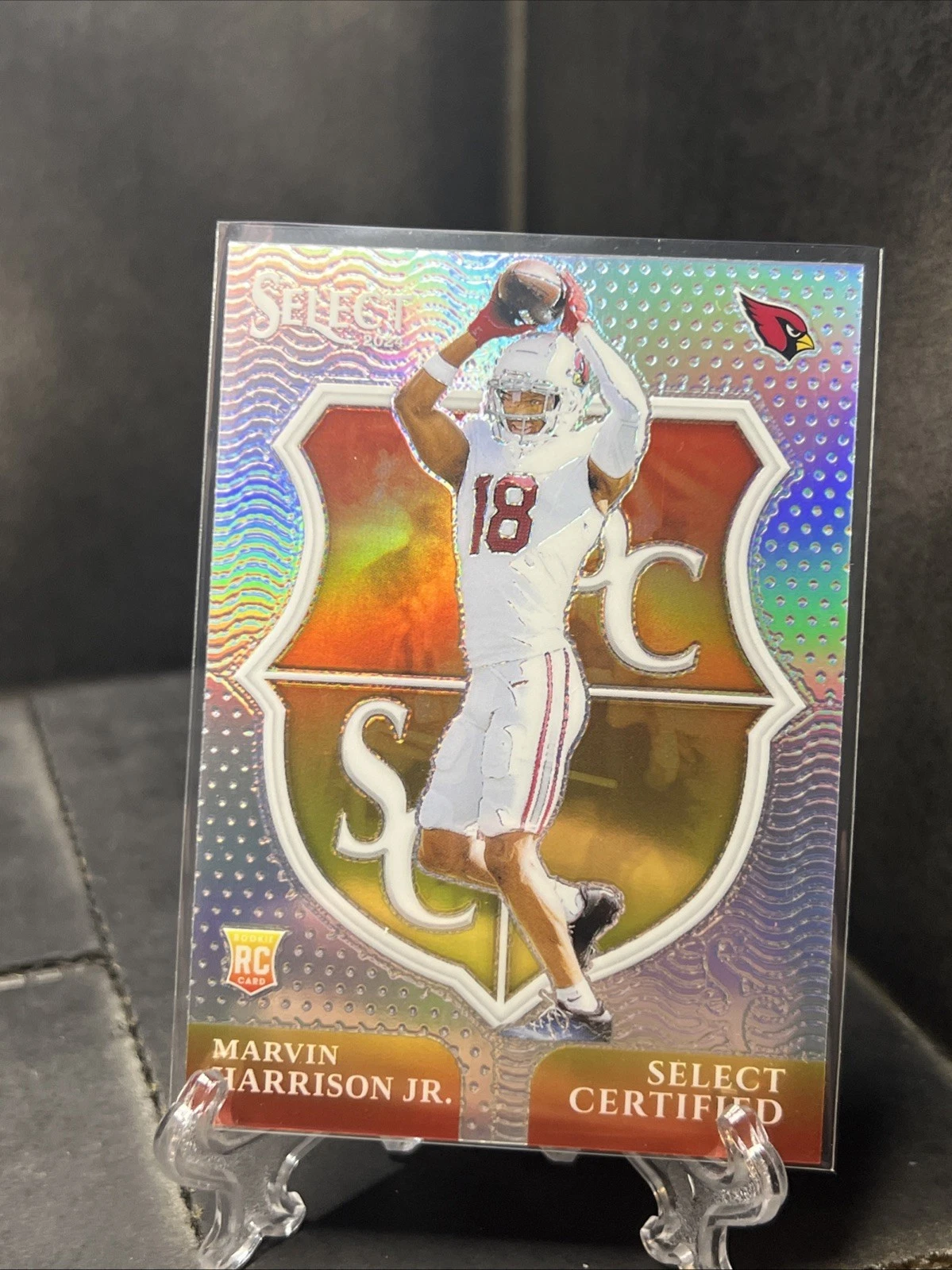 Marvin Harrison Jr. Panini Select Certified Rookies #5 Gold