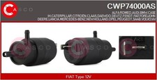 Casco CWP74000AS Waschwasserpumpe, Scheibenreinigung für ALFA ROMEO AUDI BMW