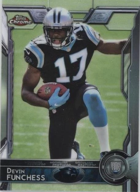 2015 Topps Chrome Mini Devin Funchess #107
