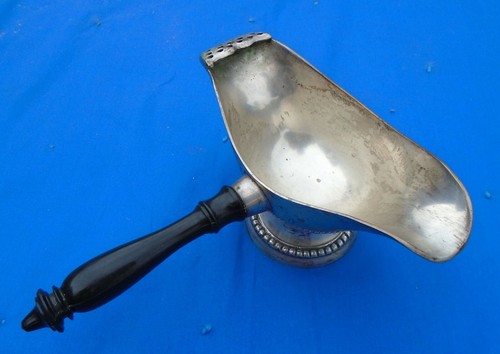 Sauce Boat Oval Wood Handle Silverplate - Picture 3 of 6
