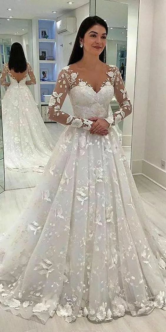 Buy Orincess Bridal Dress Long Sleeve Muslim Weddinglong Train Dress Muslim Wedding  Dress Arabic from Haining Longwei Electronic Commerce Co., Ltd., China |  Tradewheel.com