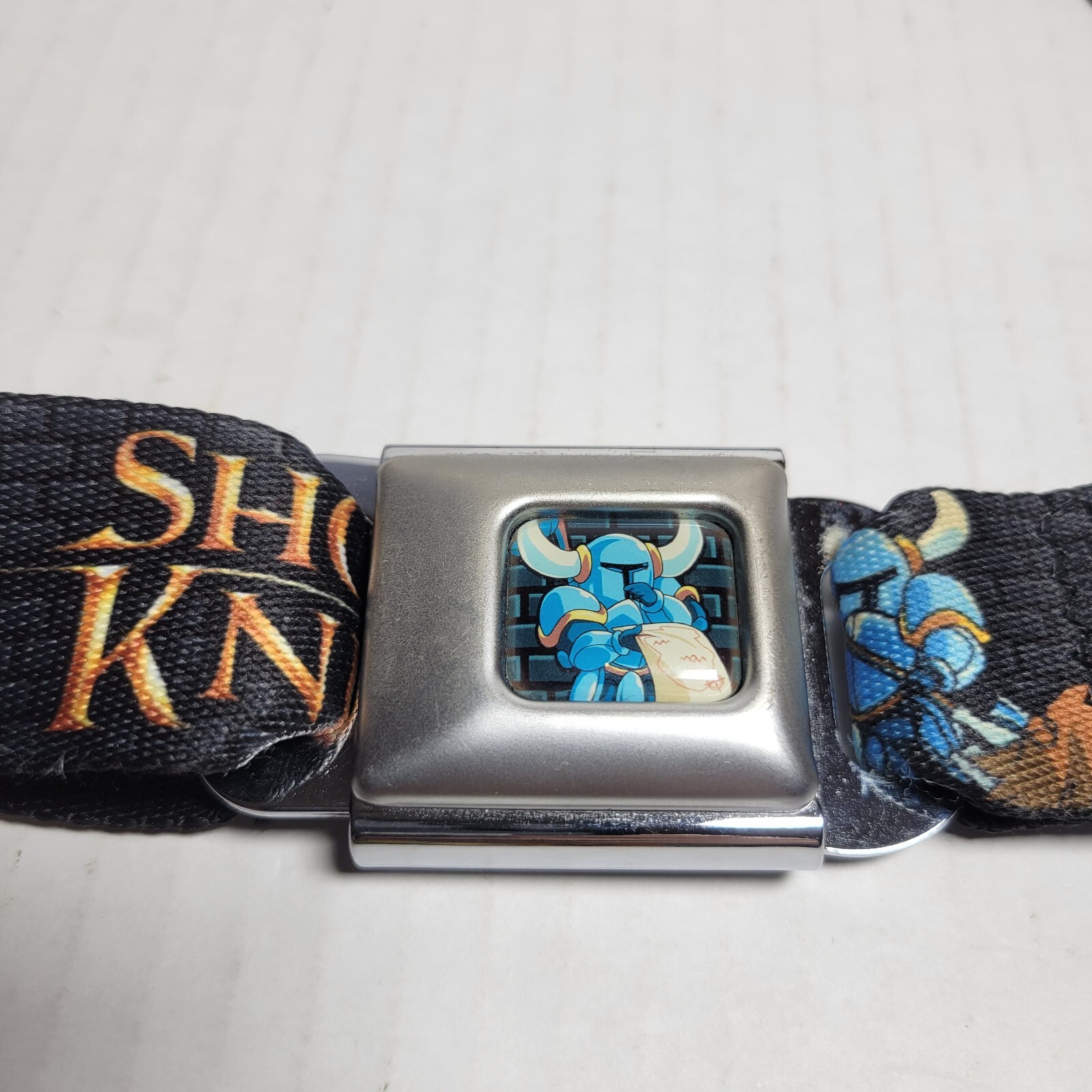 Rare Buckle Down Shovel Knight Seatbelt Adjustable Belt 2015 Made In USA image 2