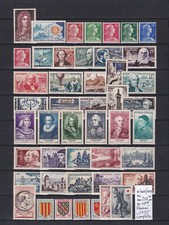 France, superbe année 1955 complète n° 1008/1049, neuf** luxe cote 258,00€