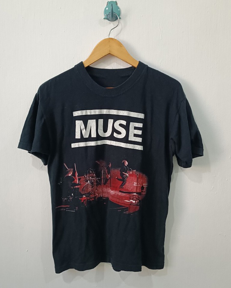 2nd Law Band Muse Merch Uk Muse Band In Concert Black Cotton Size
