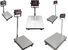 Ntep (20”x20”) Legal for Trade Stainless Steel Bench Scale 500 Lb x 0.1 Lb