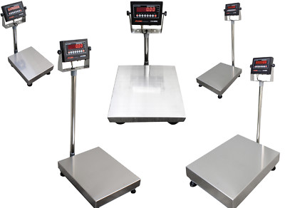 Ntep (20 x20 ) Legal for Trade Stainless Steel Bench Scale 500 Lb x 0.1 Lb