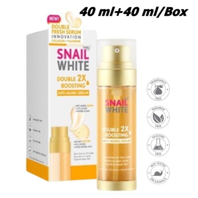 Namu Life Snail White Double Boosting Anti-Aging Serum Facial Skin Care 80 ml