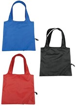 Foldable 15.5" Reusable Shopping Travel Tote Packable Grocery Bag Portable Pouch