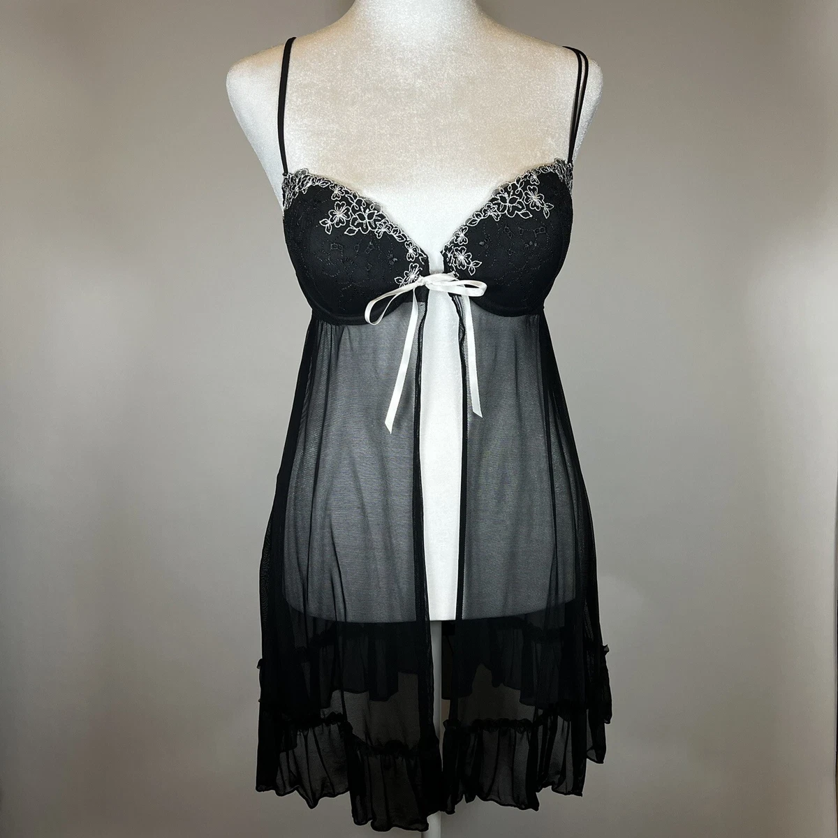 Lace Babydoll Silver Sleepwear & Robes for Women for sale | eBay