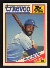 1988 Topps Revco League Leaders  #25 Willie Wilson  Kansas City Royals