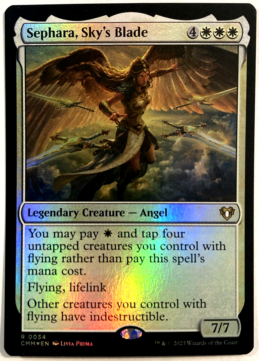 MTG Sephara, Sky's Blade FOIL Commander Masters 0054 NM | eBay