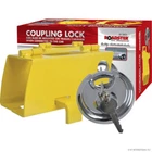 UNIVERSAL HEAVY DUTY COUPLING CARAVAN TRAILER SECURITY HITCH LOCK WITH PADLOCK
