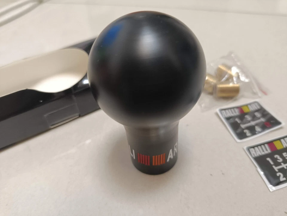 Perilla de cambio NEGRO RALLIART PARA MITSUBISHI LANCER EVO MIRAGE ECLIPSE GT VR4 S Foto 4 de 4