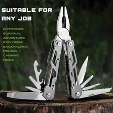 14 in 1 Multi Tool Kit Pliers Pocket Knife Folding Screwdriver Multi-functional