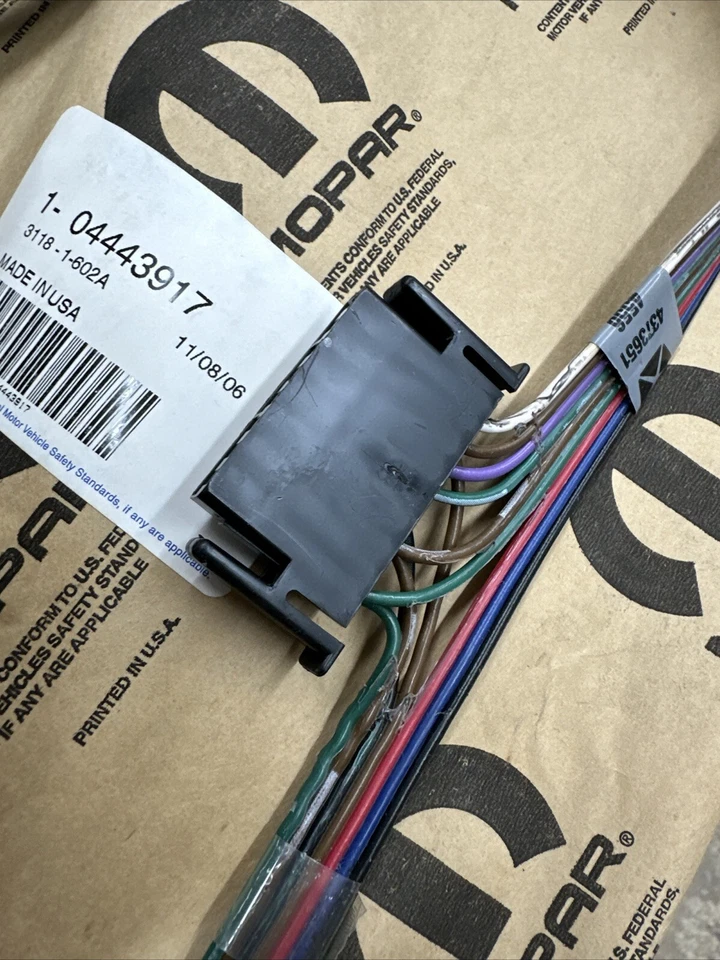 Interruptor de seta Mopar 04443917 1989 Dodge Shadow com limpadores intermitentes e inclinação - Imagem 3 de 4