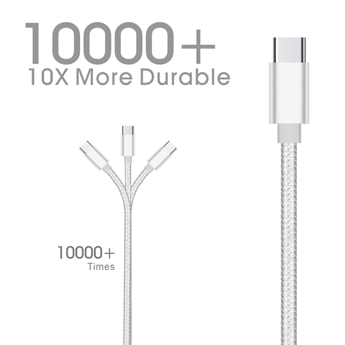 3x 3ft Braided USB C Type-C to USB A Fast Charging Data SYNC Charger Cable Cord - Picture 2 of 4