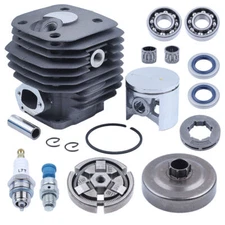 Bore 48mm Cylinder Piston Clutch Drum Kit For Husqvarna 261 262 262XP Chainsaw