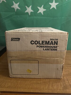 NEW* Vintage 1989 Coleman Powerhouse Model 290A700 Gas Lantern