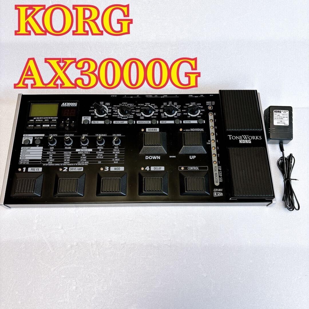 Korg AX3000G Tone Works Guitar Effects Pedal Multi-Effects Korg AX3000G Tone Works Guitar Effects Pedal Multi-Effects