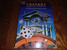 Caesars World of Gambling Philips CD-i, 1991 cdi Complete Long Box with Sleeve