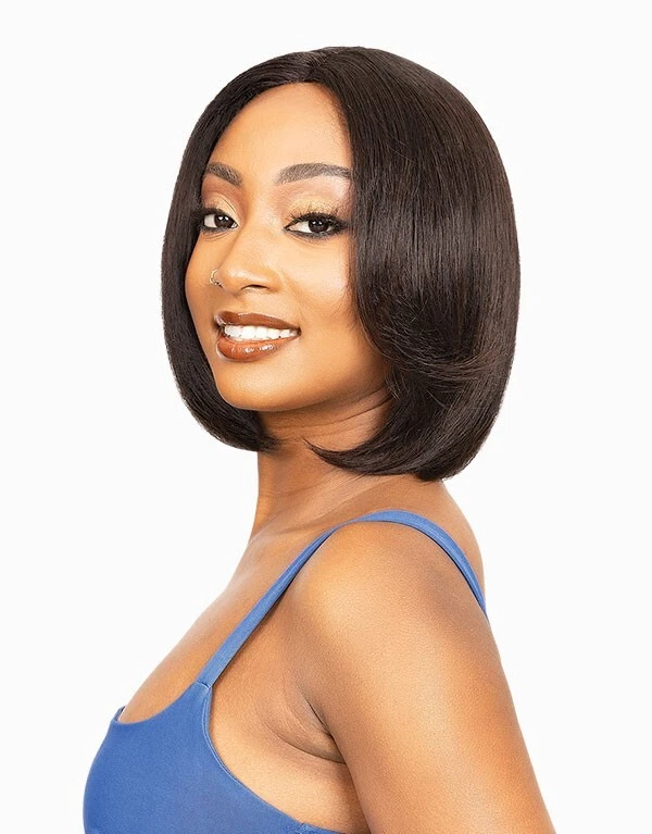 Парик из 100% натуральных натуральных натуральных человеческих волос Janet Collection Remy глубокие детали - NOLAN (СИНИЙ) - Изображение 3 из 4