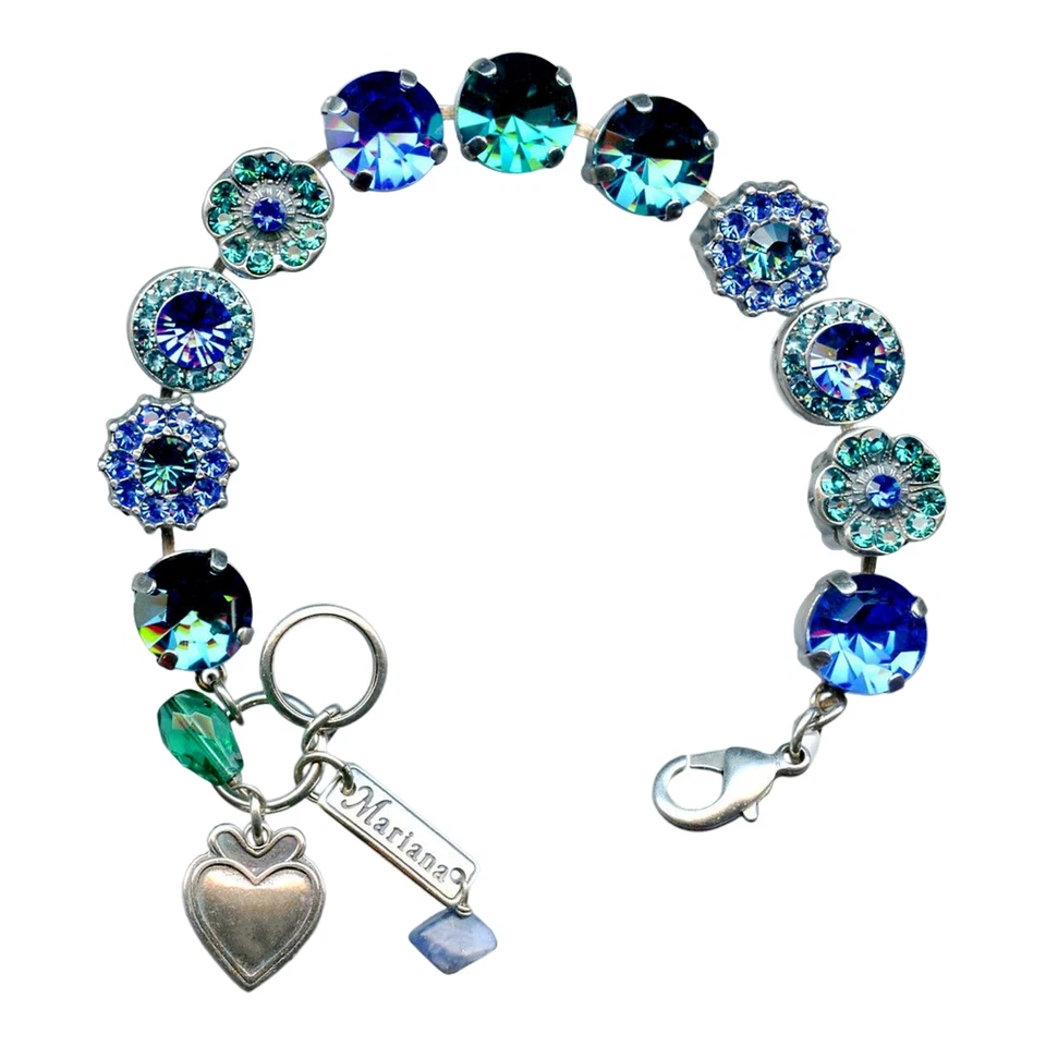 Марианский браслет просто шикарный сапфир и синий цирконий австрийские кристаллы мой T... - Изображение 2 из 3