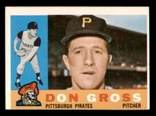 1960 Topps Baseball #284 Don Gross VG *e2